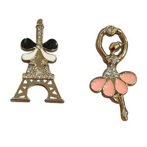 10/$25🦋 NWT Ellas Ballet & Eiffel Tower Bag Charms
